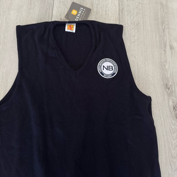 North Broward Preparatory School Navy Sweater Vest - Picture 4 of 7